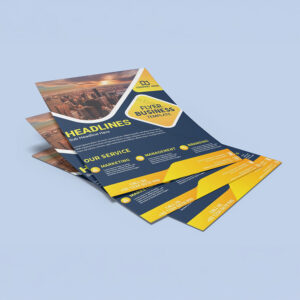 Lot/100 Flyers Quadri - AFTRAL - R°V° - 135g