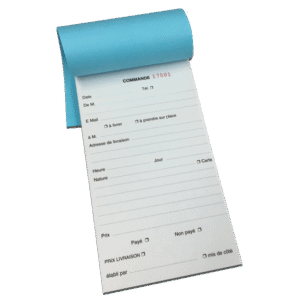 P/25 Carnets de Commande Fleuriste