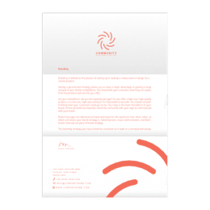 Lot/100 Dépliants A4 Quadri R°V° - Pliés en 3