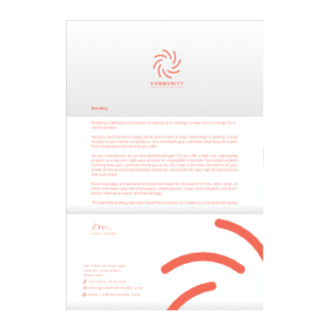 Lot/100 Dépliants A4 Quadri R°V° - Pliés en 3